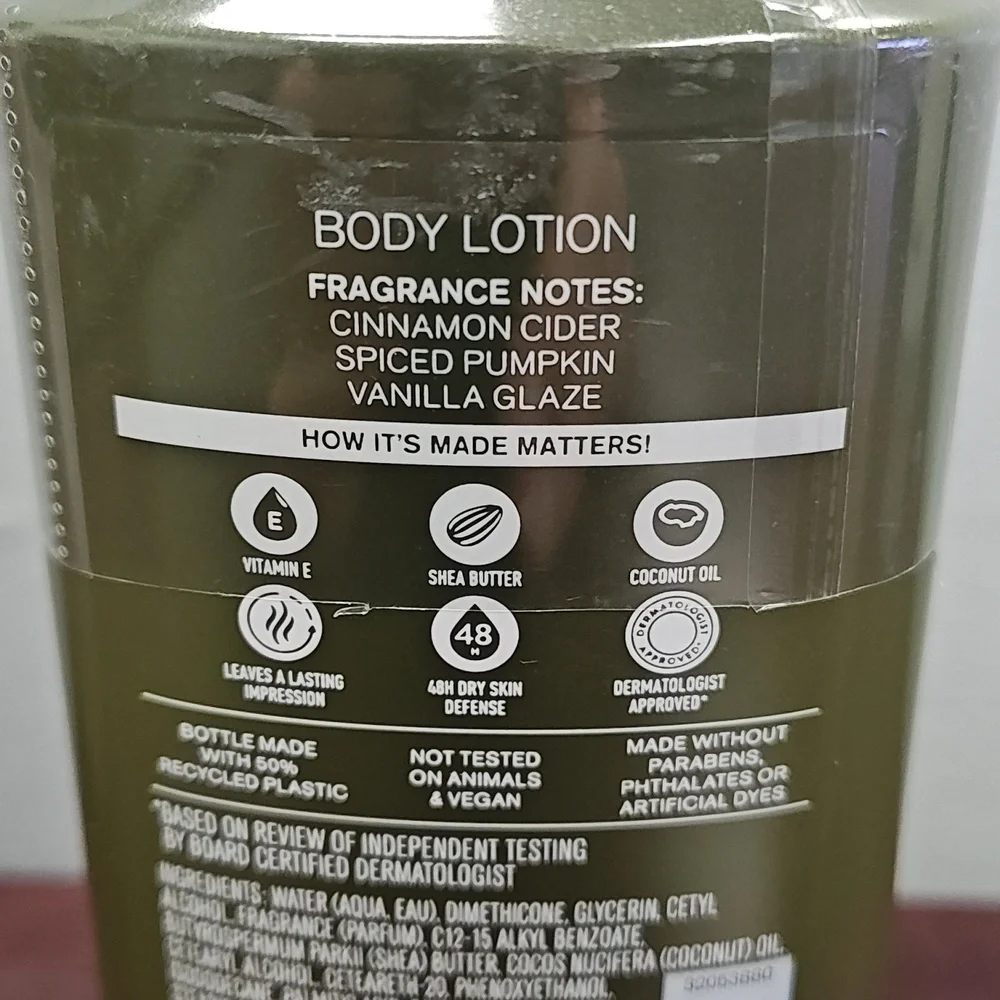 Bath & Body Works WHITE PUMPKIN & CHAI 3 Piece Body Care Bundle Set